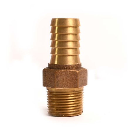 Thrifco Plumbing 1/2 BRASS INSERT MALE ADAPTER 6522101